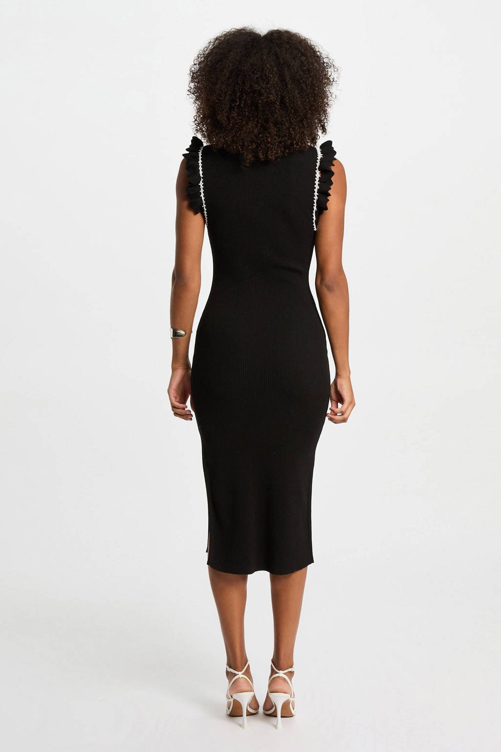 Morgan midi jurk zwart kopen? Morgen in huis wehkamp