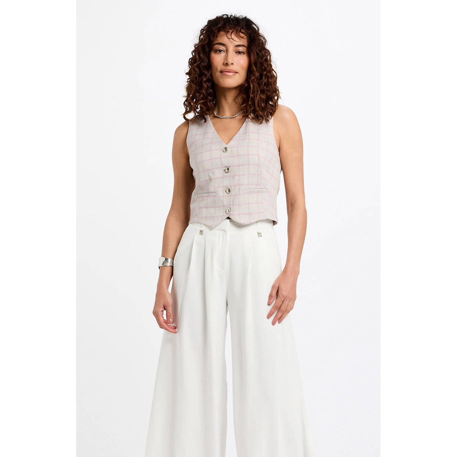 Morgan gilet zand