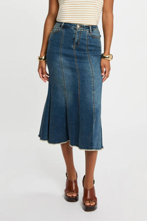 denim spijkerrok medium blue denim