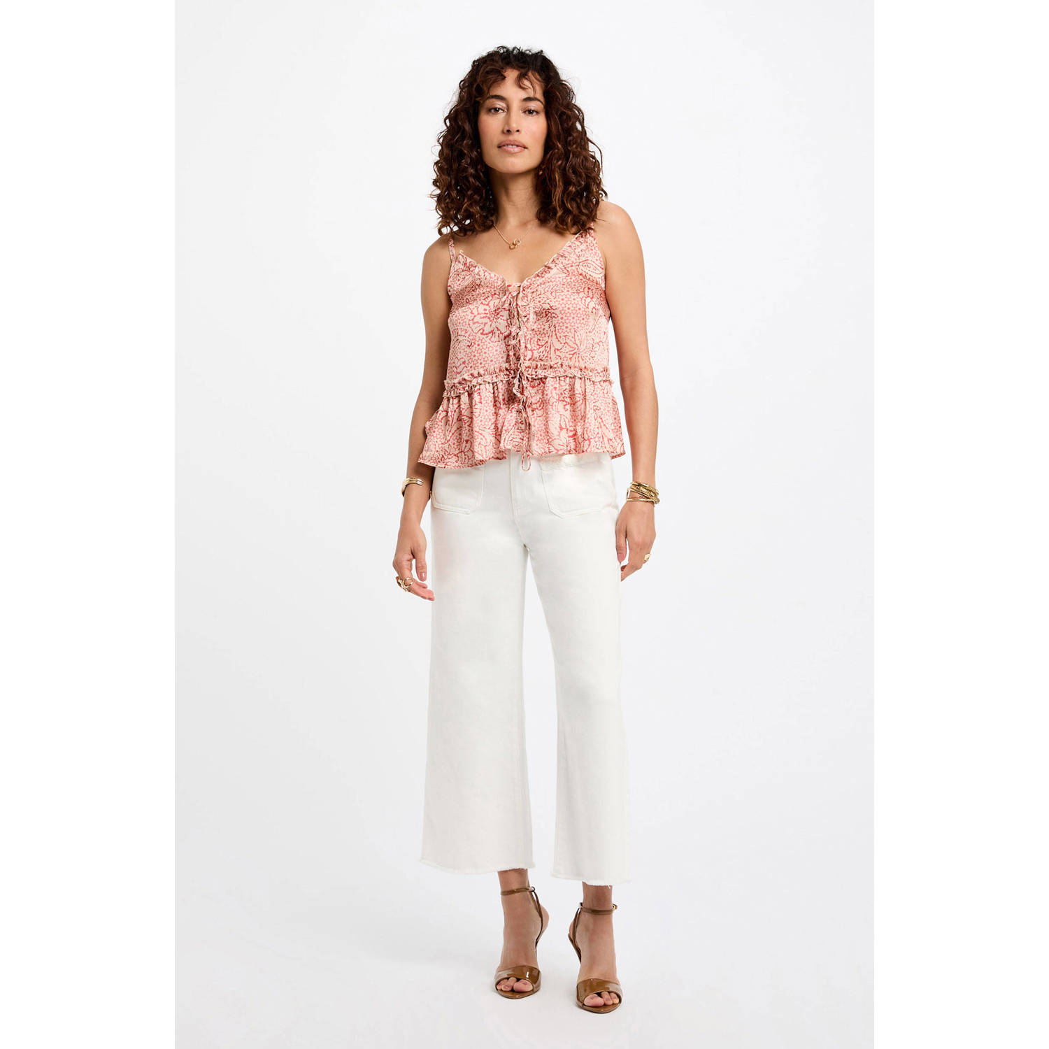 Morgan high waist flared jeans wit