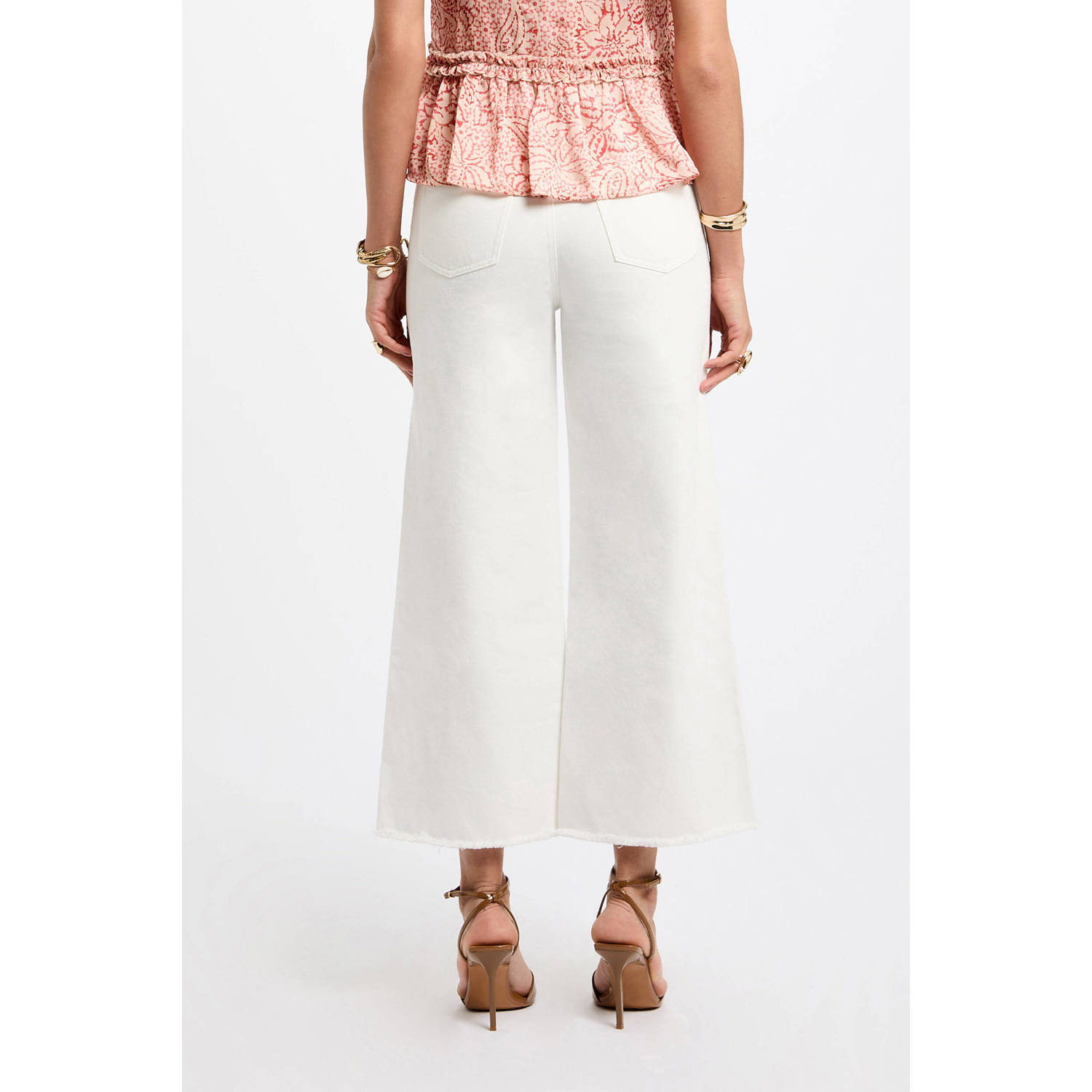Morgan high waist flared jeans wit