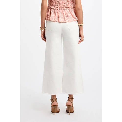 Morgan high waist flared jeans wit afbeelding