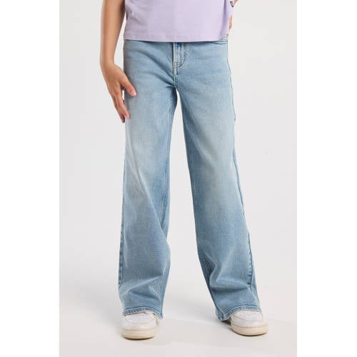 America Today wide leg jeans light blue denim afbeelding