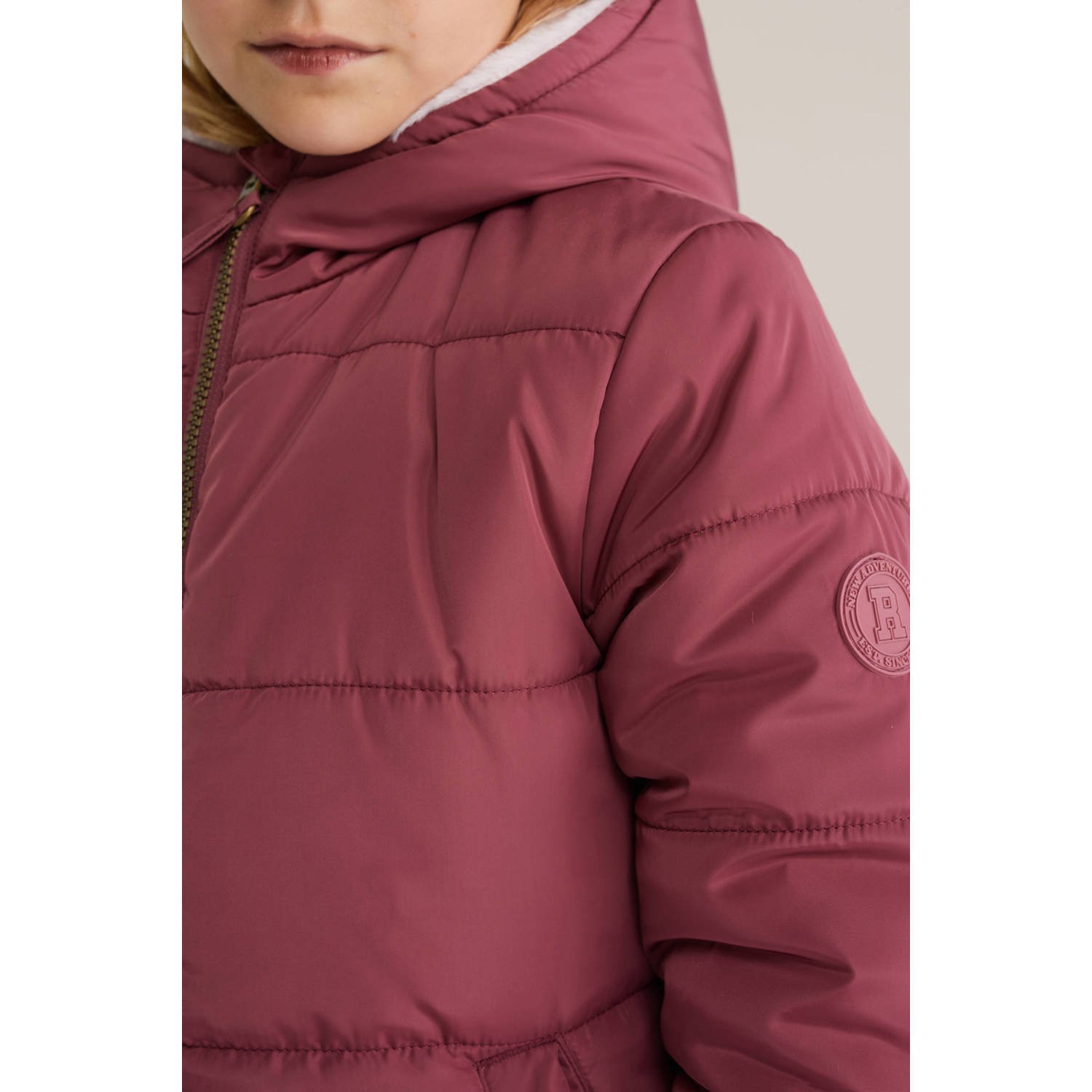 WE Fashion reversible jas roze