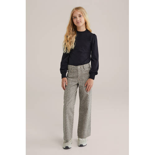 WE Fashion longsleeve zwart afbeelding