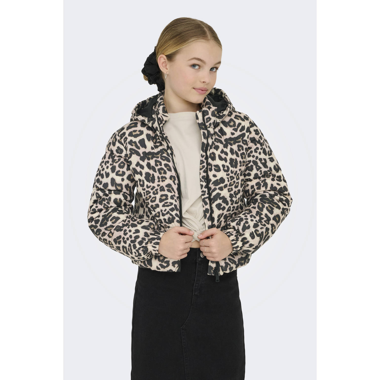ONLY KIDS GIRL gewatteerde jas beige