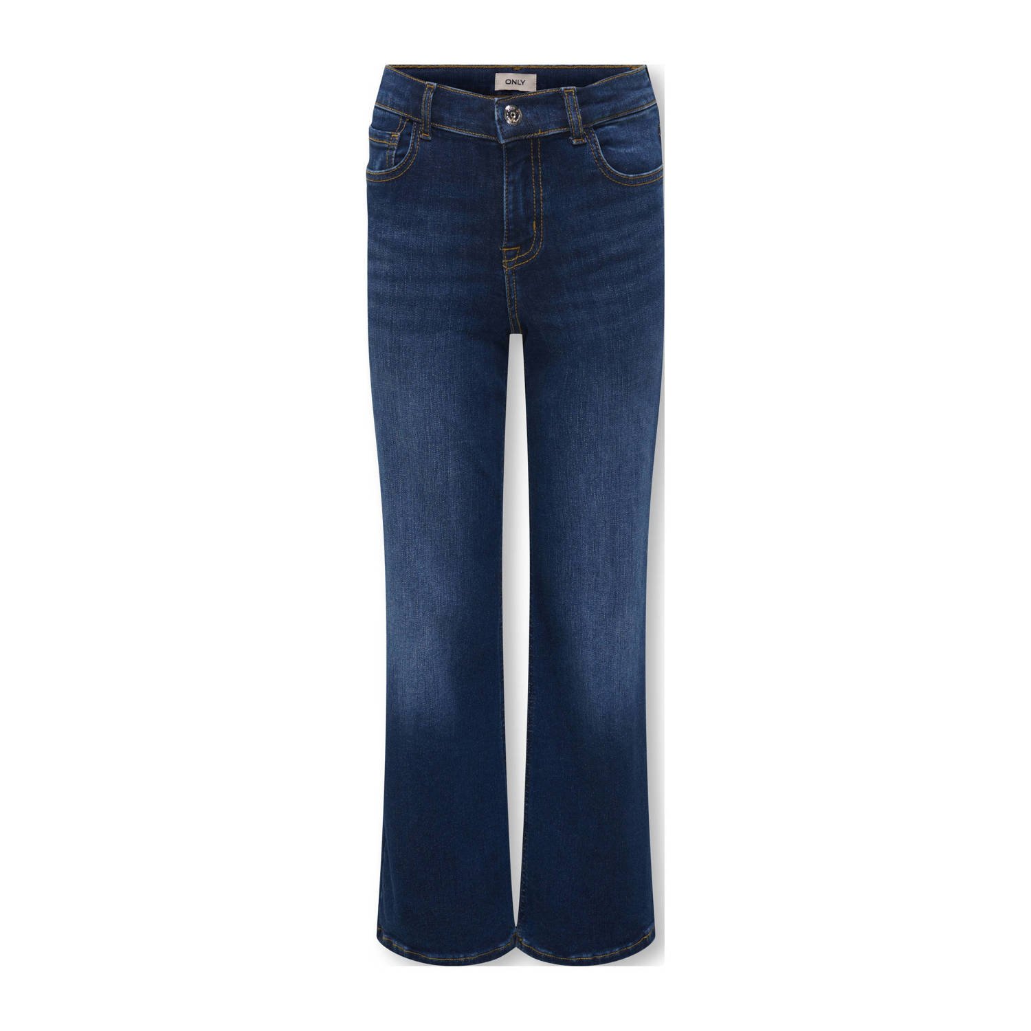 ONLY KIDS GIRL wide leg jeans dark blue denim