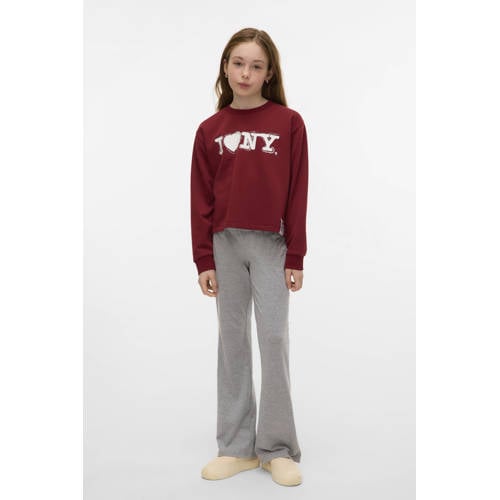VERO MODA GIRL sweater donkerrood afbeelding