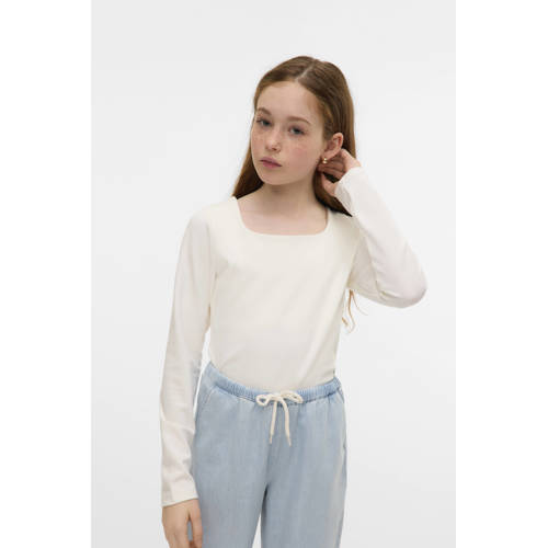 VERO MODA GIRL blousetop wit afbeelding