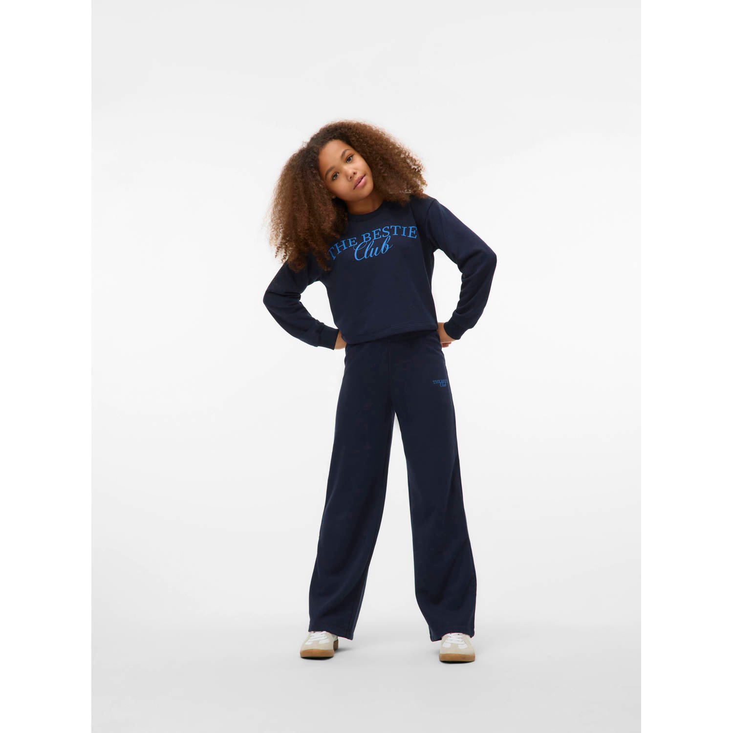 VERO MODA GIRL sweater donkerblauw