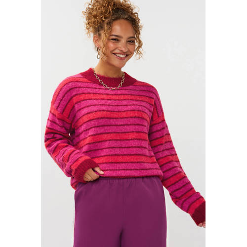 Ydence trui roze gebreid afbeelding