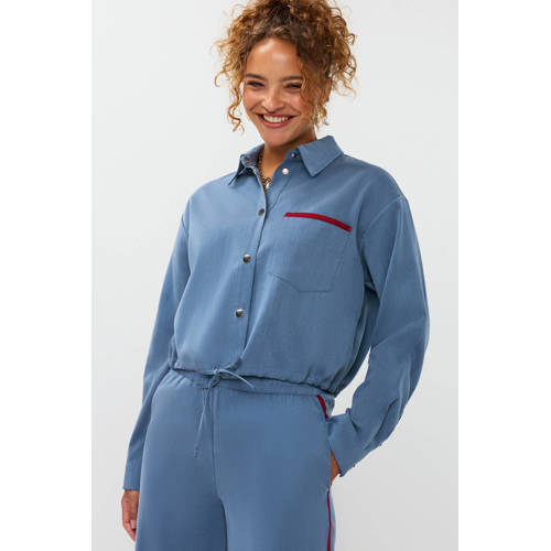 Ydence blouse blauw afbeelding
