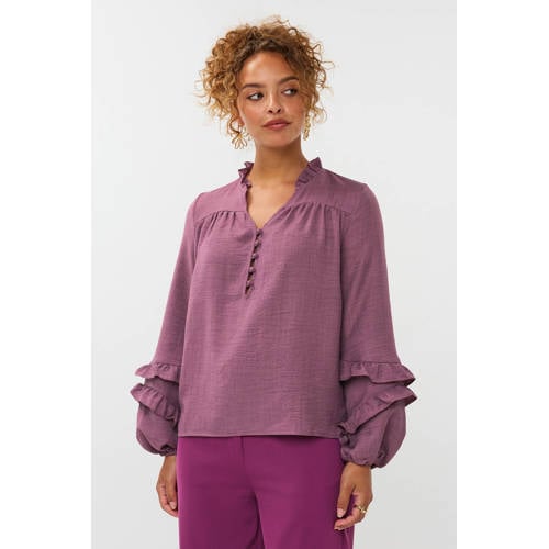 Ydence blouse paars afbeelding