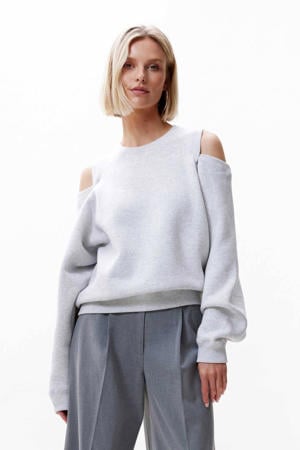 sweater grijs melange