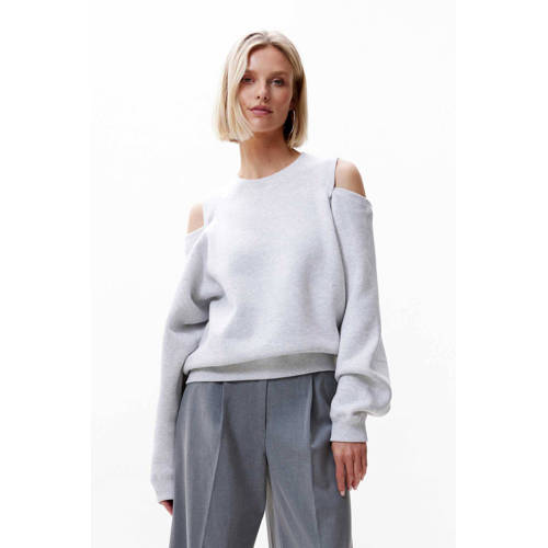 Catwalk Junkie sweater grijs melange afbeelding