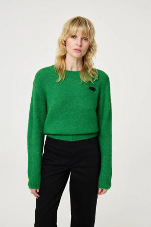 pullover met wol groen