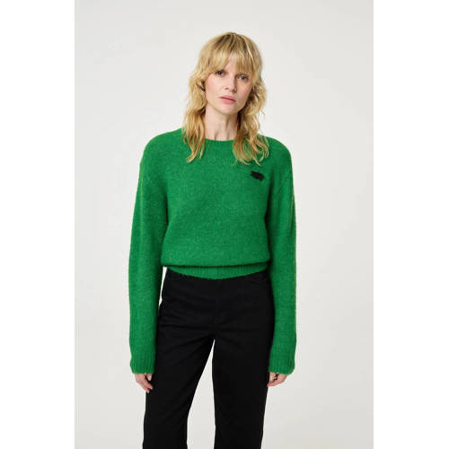 Fabienne Chapot pullover met wol groen afbeelding