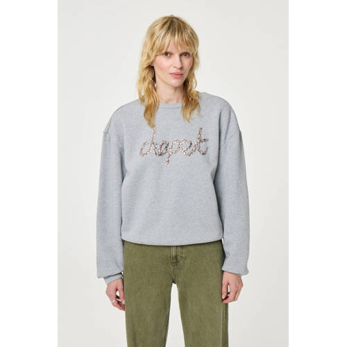 Fabienne Chapot sweater grijs afbeelding