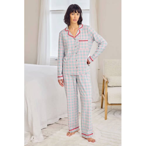 Chelsea Peers pyjama lichtblauw/roze afbeelding