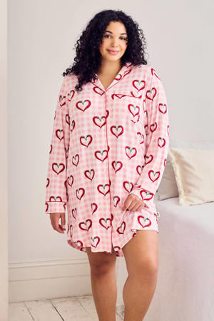 nachthemd roze/rood