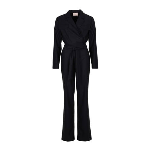 Freebird jumpsuit donkerblauw met lurex afbeelding