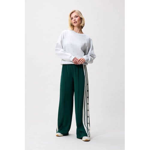 Catwalk Junkie wide leg high waist broek groen afbeelding
