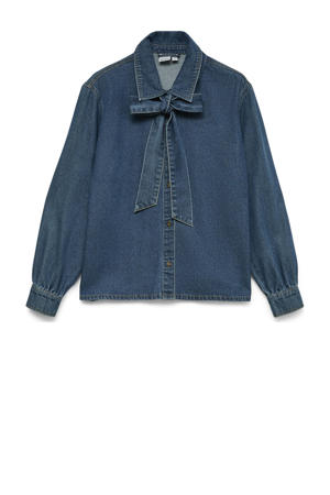 denim blouse medium blue denim