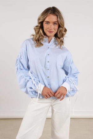 blouse lichtblauw