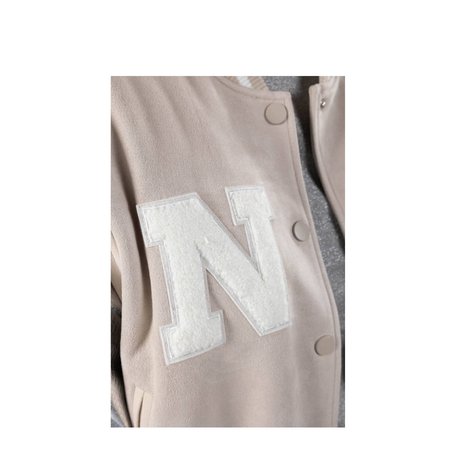 NUKUS baseball jacket beige