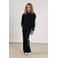 NUKUS blouse donkerblauw