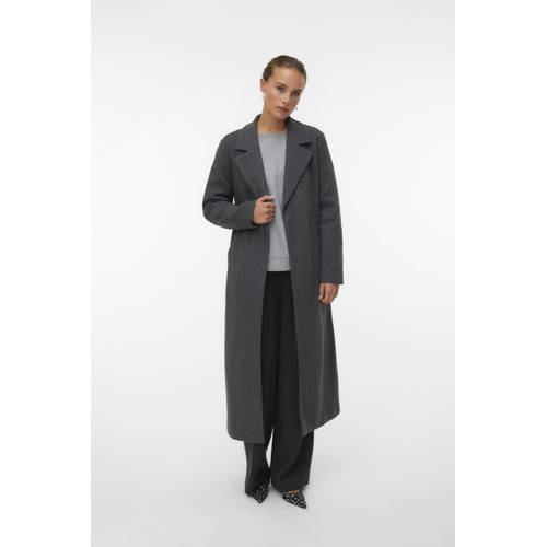 VERO MODA manteljas grijs melange afbeelding