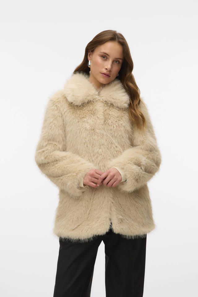 Vero Moda Favodona Coated Jas Dames Vero Moda Favodona Coated Jas Dames