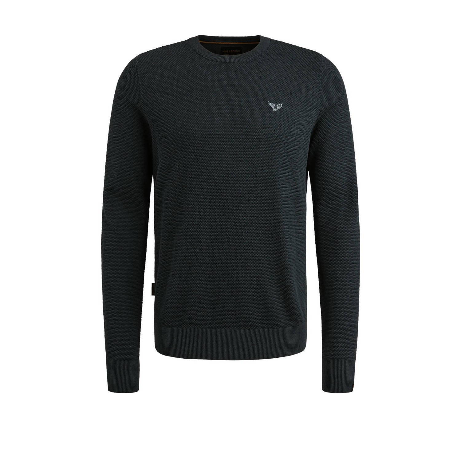 PME Legend gebreide trui donkerblauw