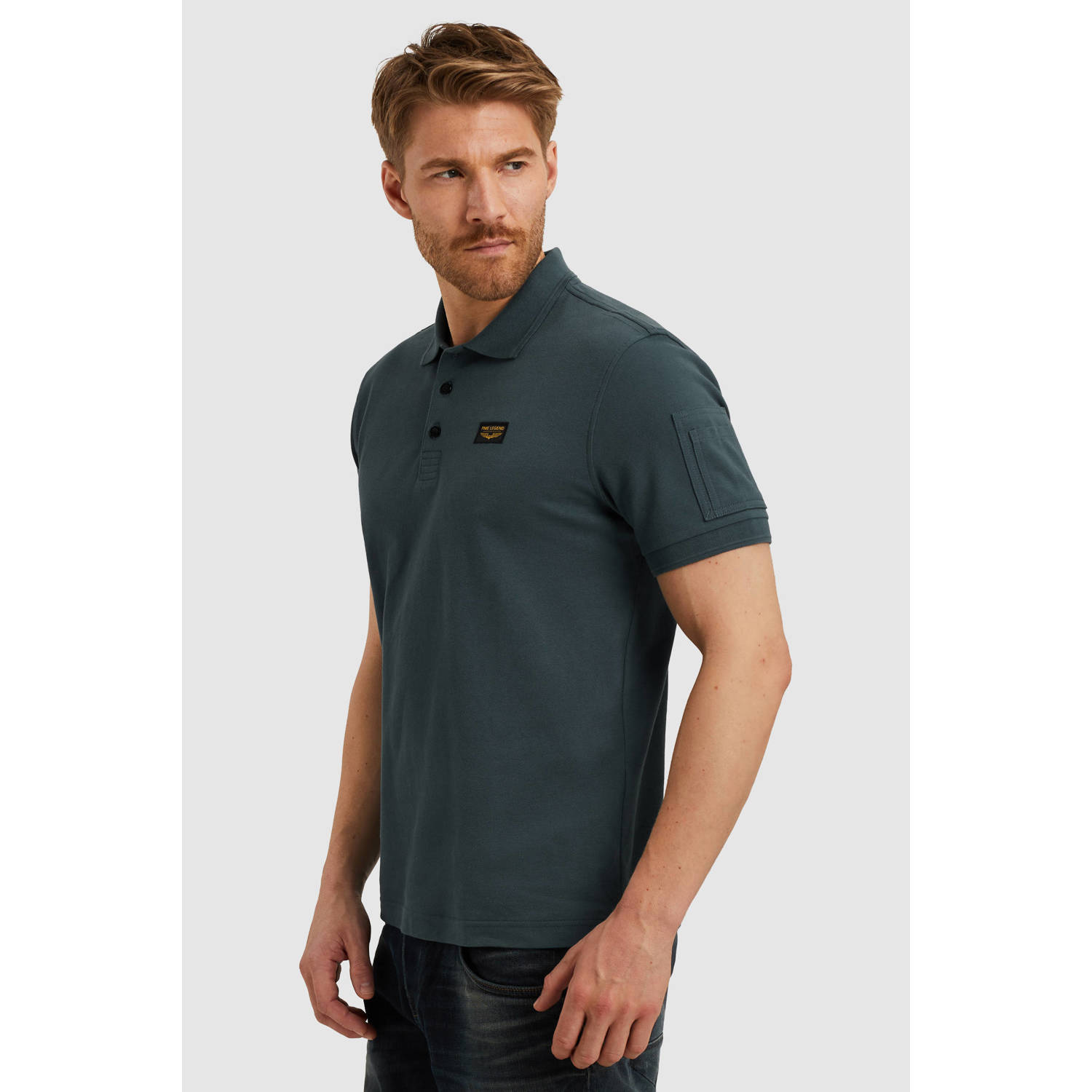 PME Legend regular polo blauw