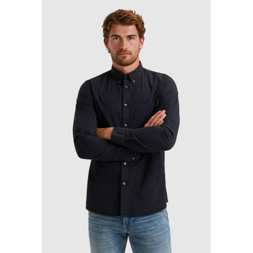 PME Legend regular casual overhemd AMERICAN CLASSIC donkerblauw afbeelding