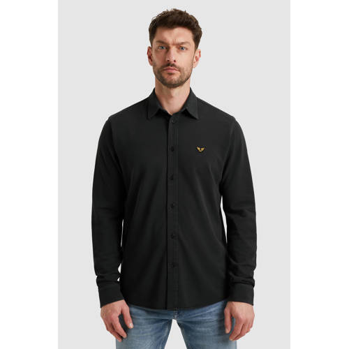 PME Legend regular casual overhemd donkerblauw afbeelding