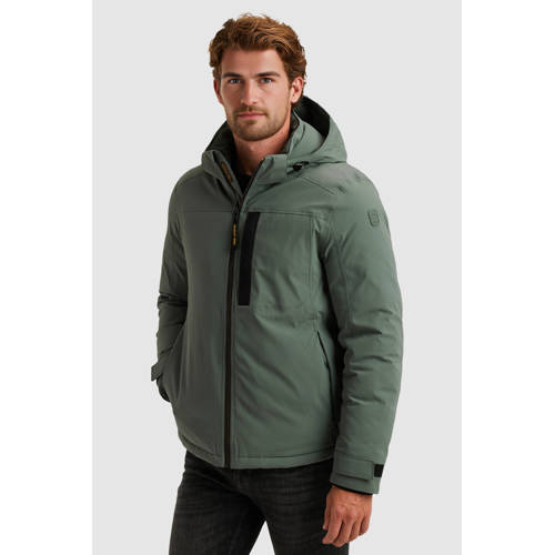 PME Legend winterjas CREWCAT groen afbeelding