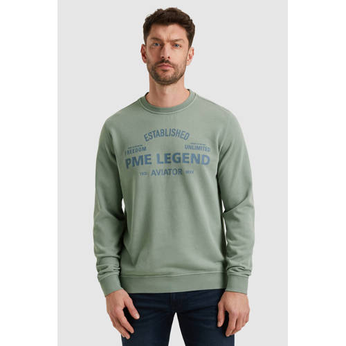 PME Legend sweater grijsgroen afbeelding
