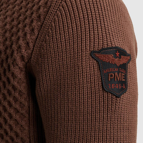 PME Legend gebreide trui bruin afbeelding