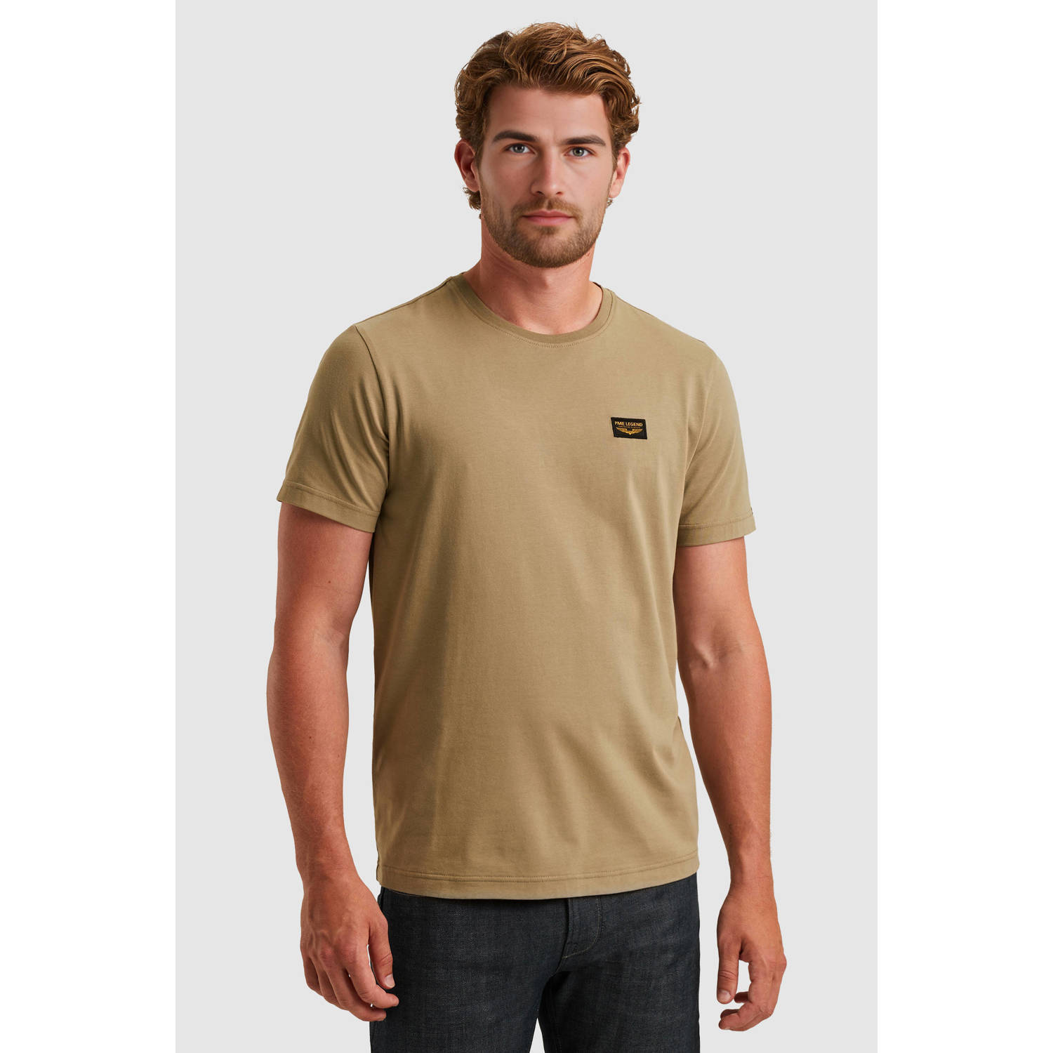 PME Legend American Classic T-Shirt Seneca Rock Beige