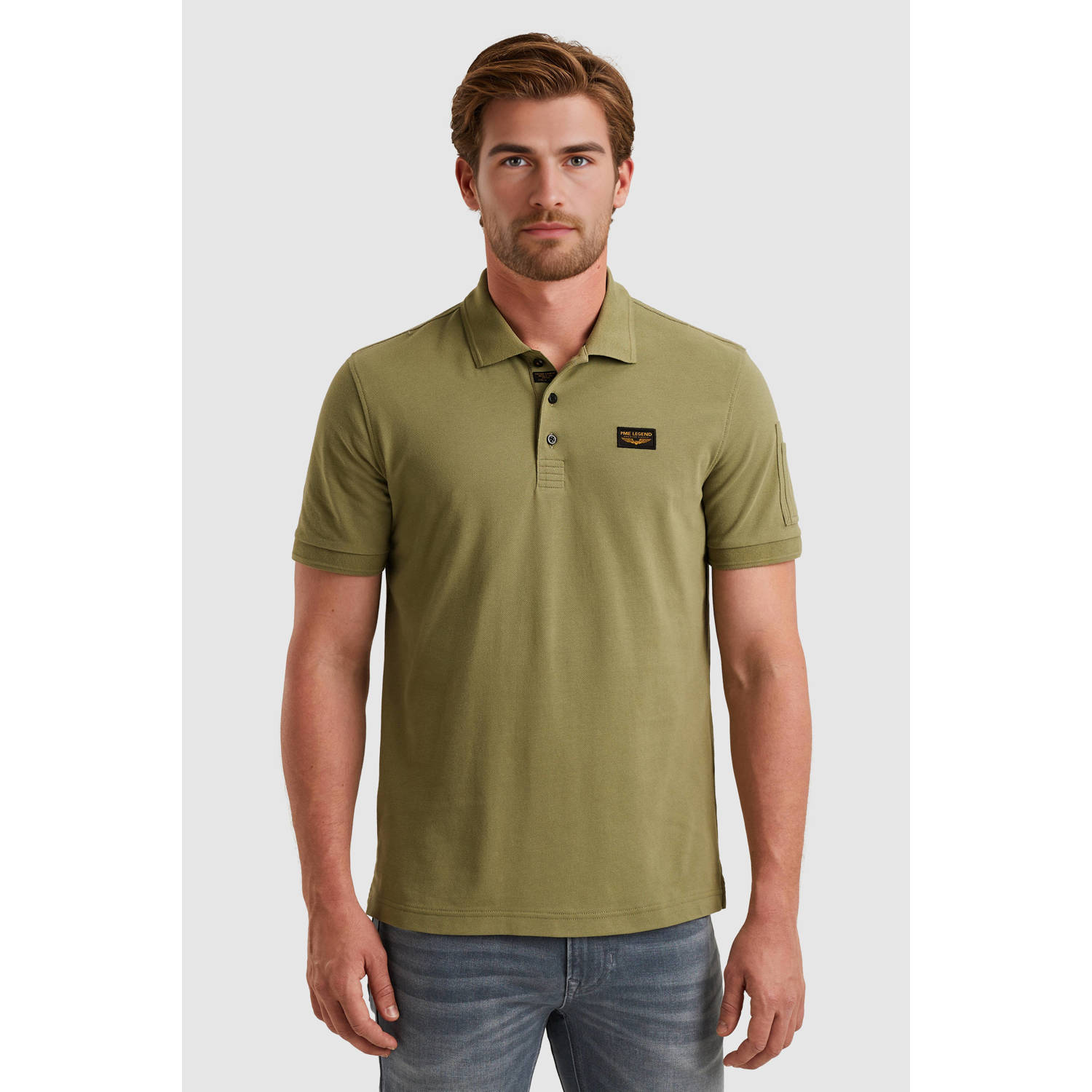 PME Legend American Classic Poloshirt Oil Groen