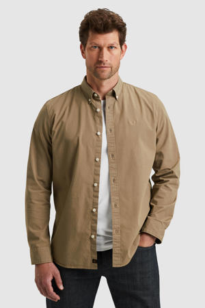 regular casual overhemd AMERICAN CLASSIC kaki