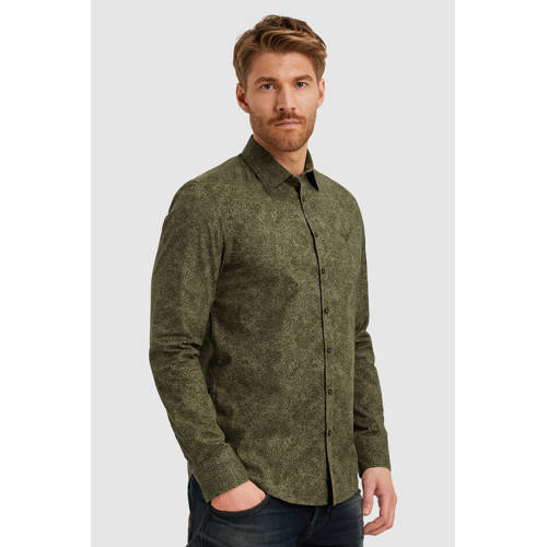 PME Legend regular casual overhemd groen afbeelding