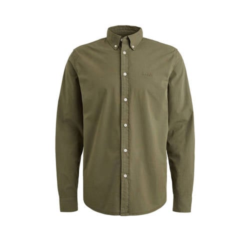 PME Legend regular casual overhemd AMERICAN CLASSIC groen afbeelding