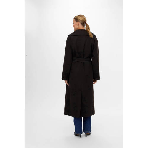 VERO MODA manteljas donkerbruin afbeelding