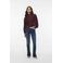 VERO MODA gebreide trui donkerrood