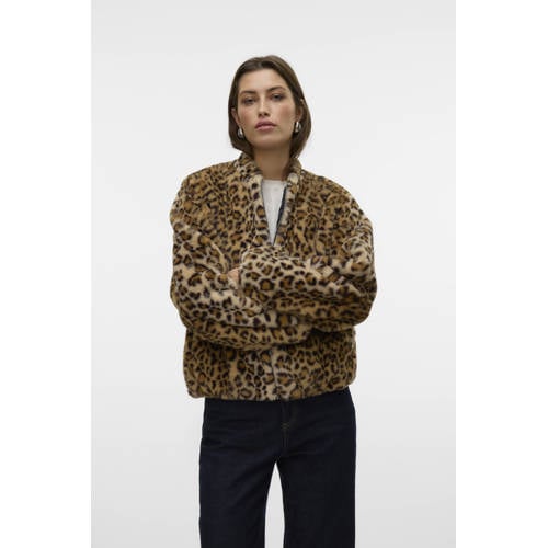 VERO MODA teddy jas bruin afbeelding