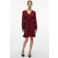 VERO MODA midi jurk donkerrood