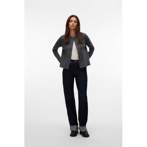 VERO MODA cardigan grijs melange afbeelding