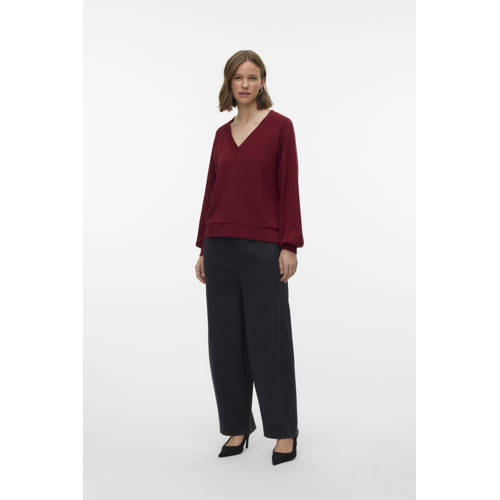 VERO MODA top donkerrood afbeelding